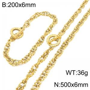 SS Jewelry Set(Most Men) - KS231242-Z