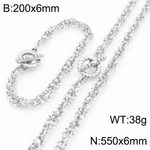 SS Jewelry Set(Most Men) - KS231246-Z