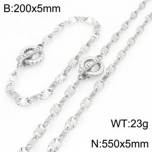 SS Jewelry Set(Most Men) - KS231264-Z