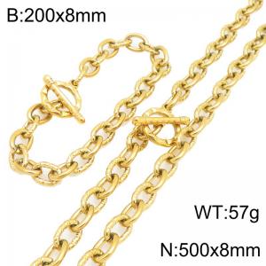 SS Jewelry Set(Most Men) - KS231272-Z