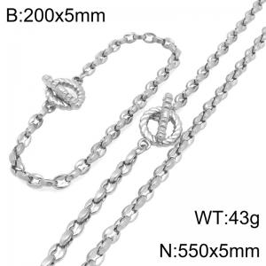 SS Jewelry Set(Most Men) - KS231325-Z