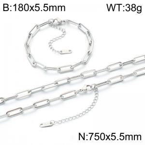 SS Jewelry Set - KS231393-Z