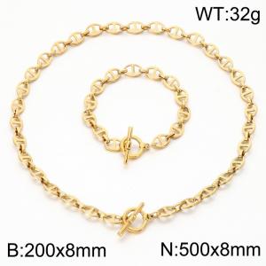 SS Jewelry Set(Most Women) - KS231505-Z