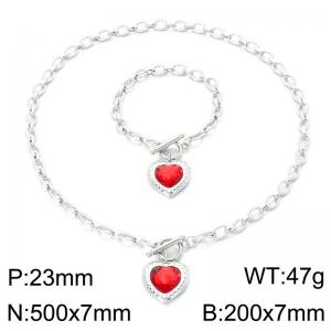 SS Jewelry Set(Most Women) - KS231515-Z