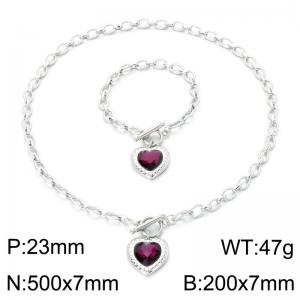 SS Jewelry Set(Most Women) - KS231516-Z