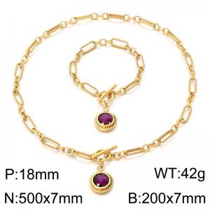 SS Jewelry Set(Most Women) - KS231521-Z