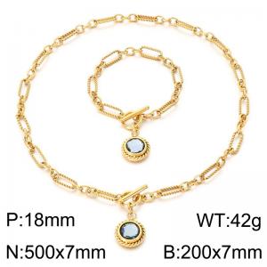 SS Jewelry Set(Most Women) - KS231524-Z