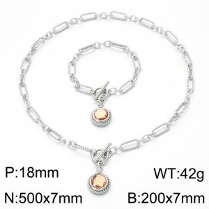 SS Jewelry Set(Most Women) - KS231531-Z