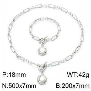 SS Jewelry Set(Most Women) - KS231534-Z