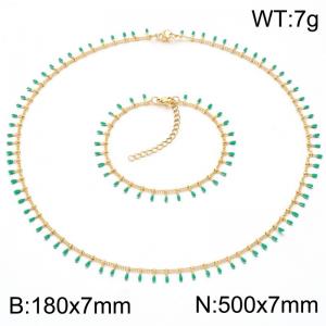 SS Jewelry Set(Most Women) - KS231576-Z