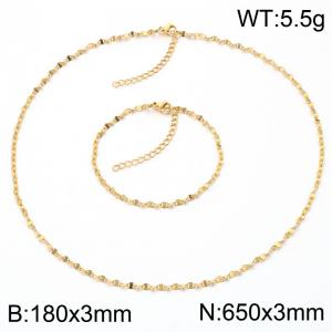 SS Jewelry Set(Most Women) - KS231593-Z