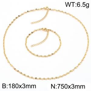 SS Jewelry Set(Most Women) - KS231595-Z