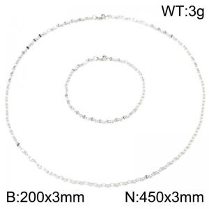 SS Jewelry Set(Most Women) - KS231610-Z