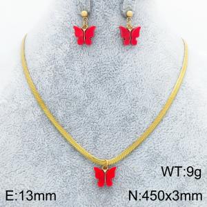 SS Jewelry Set(Most Women) - KS231645-SS
