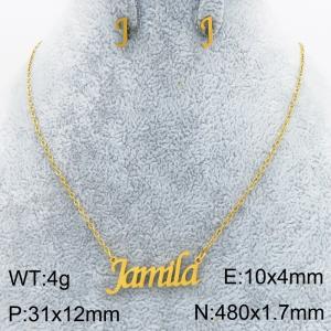 SS Jewelry Set(Most Women) - KS231674-SS