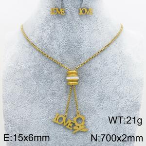 SS Jewelry Set(Most Women) - KS231710-SS