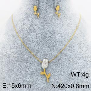 SS Jewelry Set(Most Women) - KS231735-SS