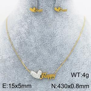 SS Jewelry Set(Most Women) - KS231740-SS
