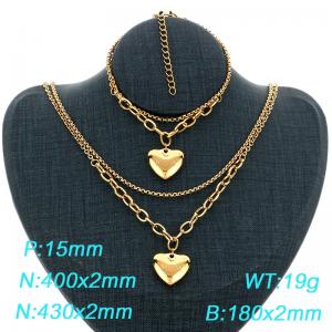 SS Jewelry Set - KS231772-Z