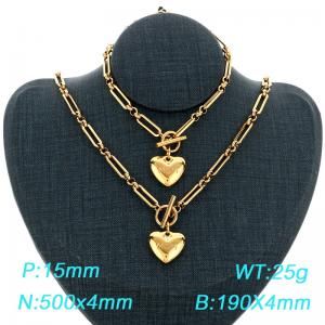 SS Jewelry Set - KS231774-Z