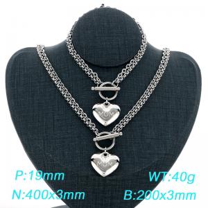 SS Jewelry Set - KS231776-Z