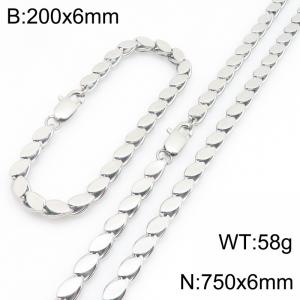 SS Jewelry Set(Most Men) - KS231791-Z