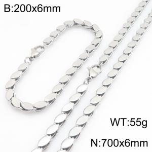 SS Jewelry Set(Most Men) - KS231804-Z