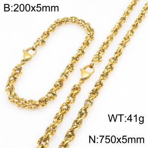 SS Jewelry Set(Most Men) - KS231826-Z