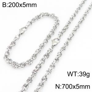 SS Jewelry Set(Most Men) - KS231832-Z