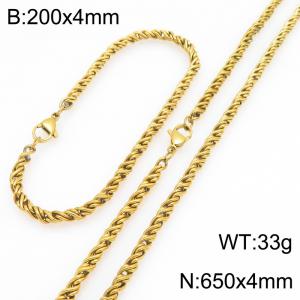 SS Jewelry Set(Most Men) - KS231852-Z