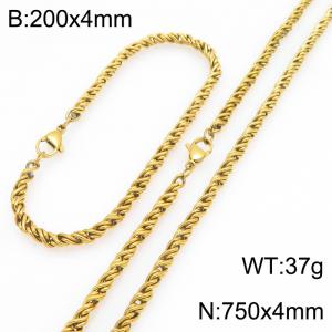 SS Jewelry Set(Most Men) - KS231854-Z