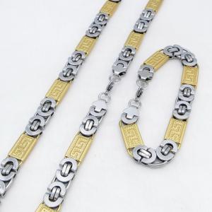 SS Jewelry Set(Most Men) - KS231962-JG