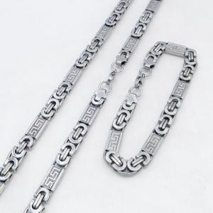 SS Jewelry Set(Most Men) - KS231963-JG