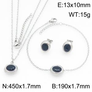SS Jewelry Set(Most Women) - KS231996-HR