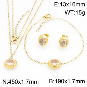 SS Jewelry Set(Most Women) - KS231999-HR