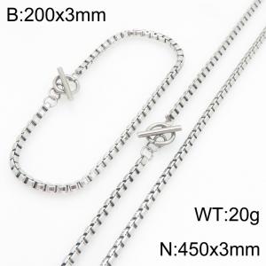 SS Jewelry Set(Most Men) - KS232068-Z