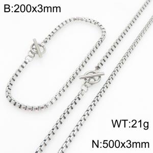 SS Jewelry Set(Most Men) - KS232069-Z
