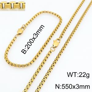 SS Jewelry Set(Most Men) - KS232073-Z