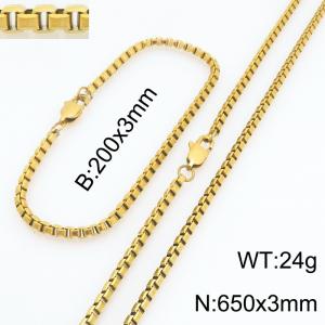SS Jewelry Set(Most Men) - KS232075-Z