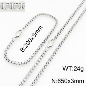 SS Jewelry Set(Most Men) - KS232082-Z