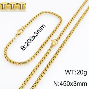 SS Jewelry Set(Most Men) - KS232085-Z