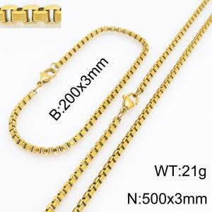 SS Jewelry Set(Most Men) - KS232086-Z