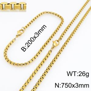 SS Jewelry Set(Most Men) - KS232091-Z