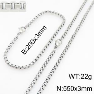 SS Jewelry Set(Most Men) - KS232094-Z