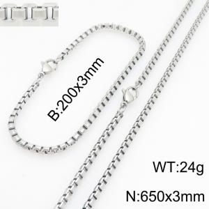 SS Jewelry Set(Most Men) - KS232096-Z