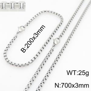 SS Jewelry Set(Most Men) - KS232097-Z