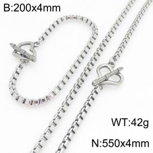 SS Jewelry Set(Most Men) - KS232104-Z