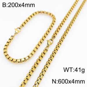 SS Jewelry Set(Most Men) - KS232122-Z