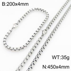 SS Jewelry Set(Most Men) - KS232126-Z
