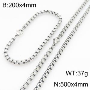 SS Jewelry Set(Most Men) - KS232127-Z